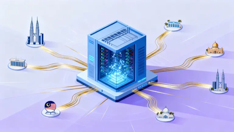 Dedicated Server Malaysia: Bare Metal vs Cloud Performance 2 Visualising the latency advantage of a centrally-located Kuala Lumpur data center for serving users across all of Malaysia.