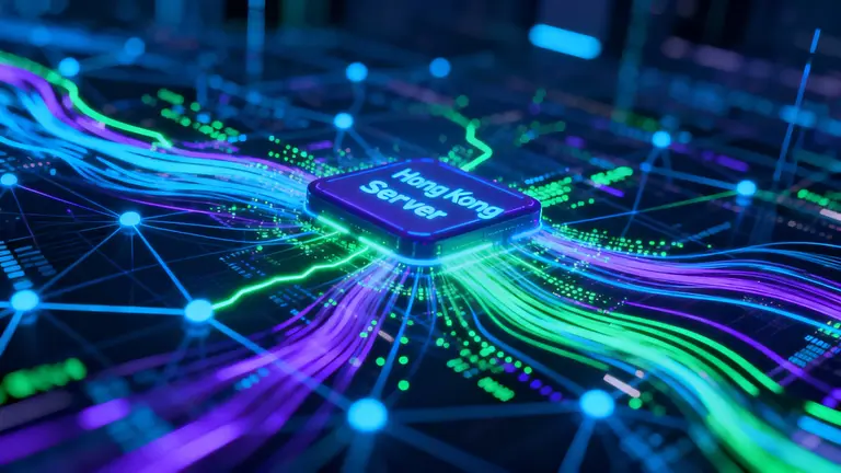 The Definitive 2025 Guide: Hong Kong Dedicated Server for FinTech 1 Abstract visualization of high-frequency trading data flowing through a network, representing the speed needed from a Hong Kong dedicated server.