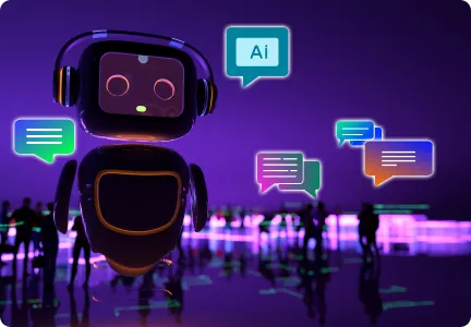 A person managing a streaming setup